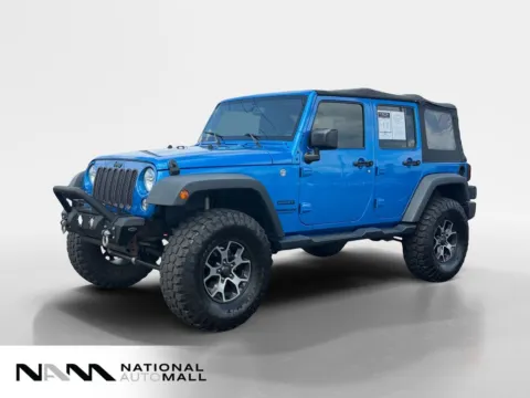 Blue 2016 Jeep Wrangler Unlimited Sport for sale in Merritt Island, FL