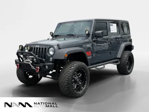 Gray 2017 Jeep Wrangler Unlimited Sport for sale in Merritt Island, FL