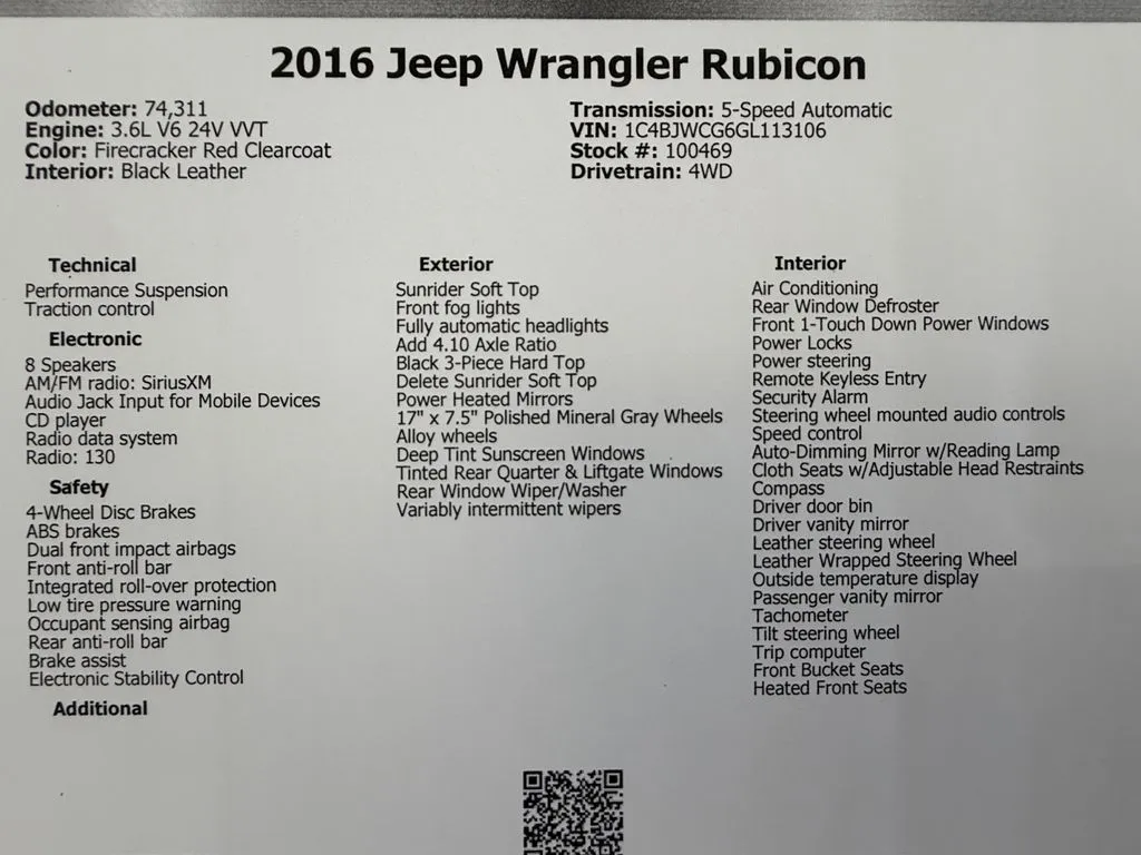 2016 Jeep Wrangler Rubicon - Photo 48
