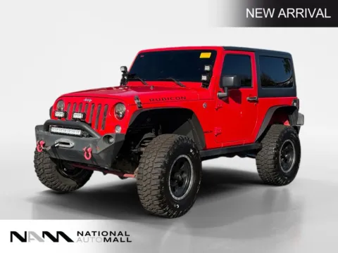 Red 2016 Jeep Wrangler Rubicon for sale in Merritt Island, FL