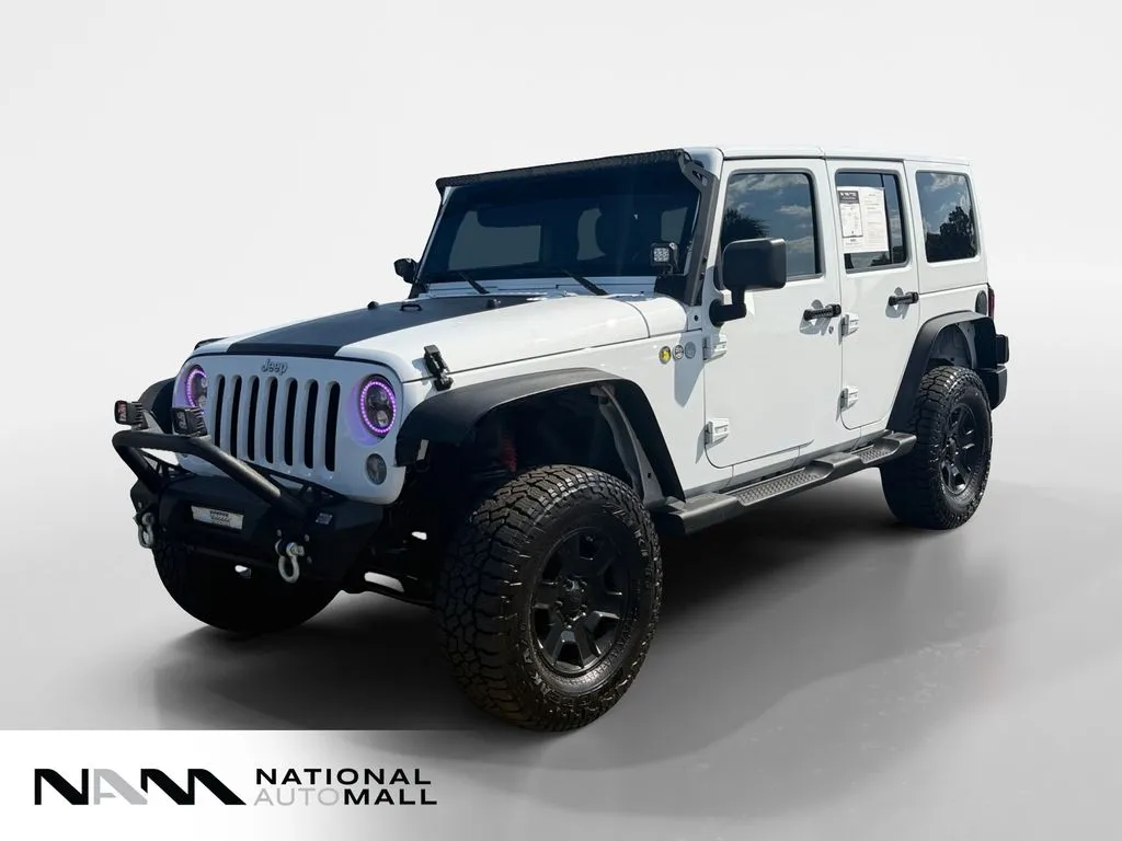 White 2015 Jeep Wrangler Unlimited Sport for sale in Merritt Island, FL