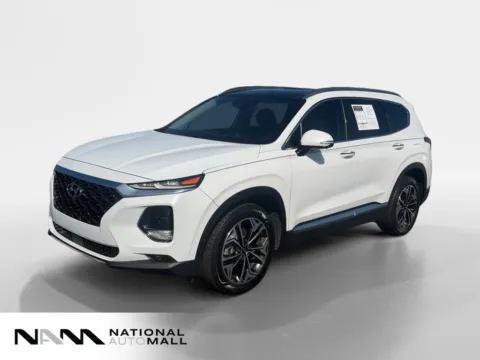 White 2019 Hyundai Santa Fe Ultimate for sale in Merritt Island, FL