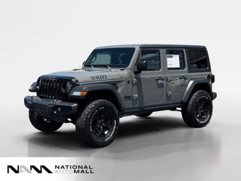 Gray 2020 Jeep Wrangler Unlimited Willys for sale in Merritt Island, FL