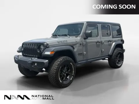 Gray 2020 Jeep Wrangler Unlimited Willys for sale in Merritt Island, FL