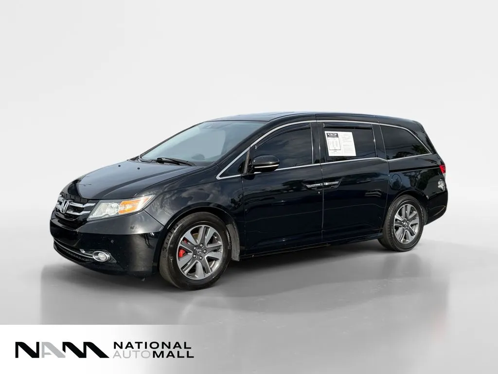 Black 2016 Honda Odyssey Touring for sale in Merritt Island, FL