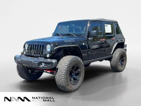 Black 2017 Jeep Wrangler Unlimited Willys for sale in Merritt Island, FL