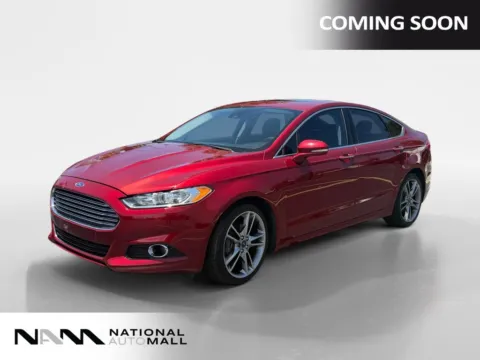 Red 2016 Ford Fusion Titanium for sale in Merritt Island, FL