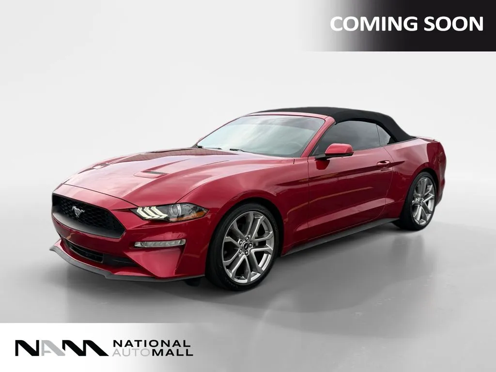 Red 2020 Ford Mustang EcoBoost Premium for sale in Merritt Island, FL