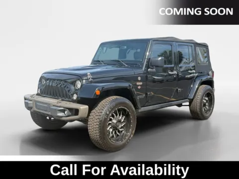 Black 2017 Jeep Wrangler Unlimited Sahara for sale in Merritt Island, FL