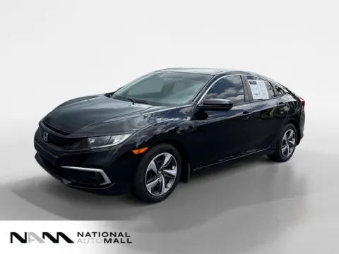 Black 2019 Honda Civic LX for sale in Merritt Island, FL