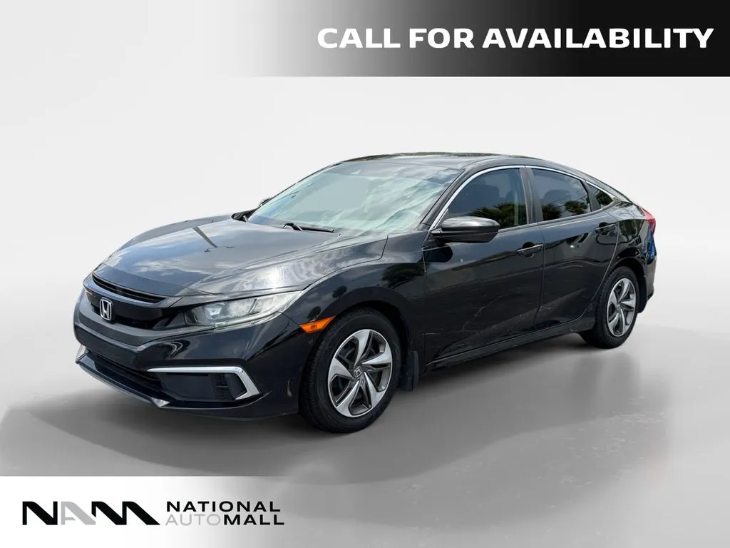 Black 2019 Honda Civic LX for sale in Merritt Island, FL
