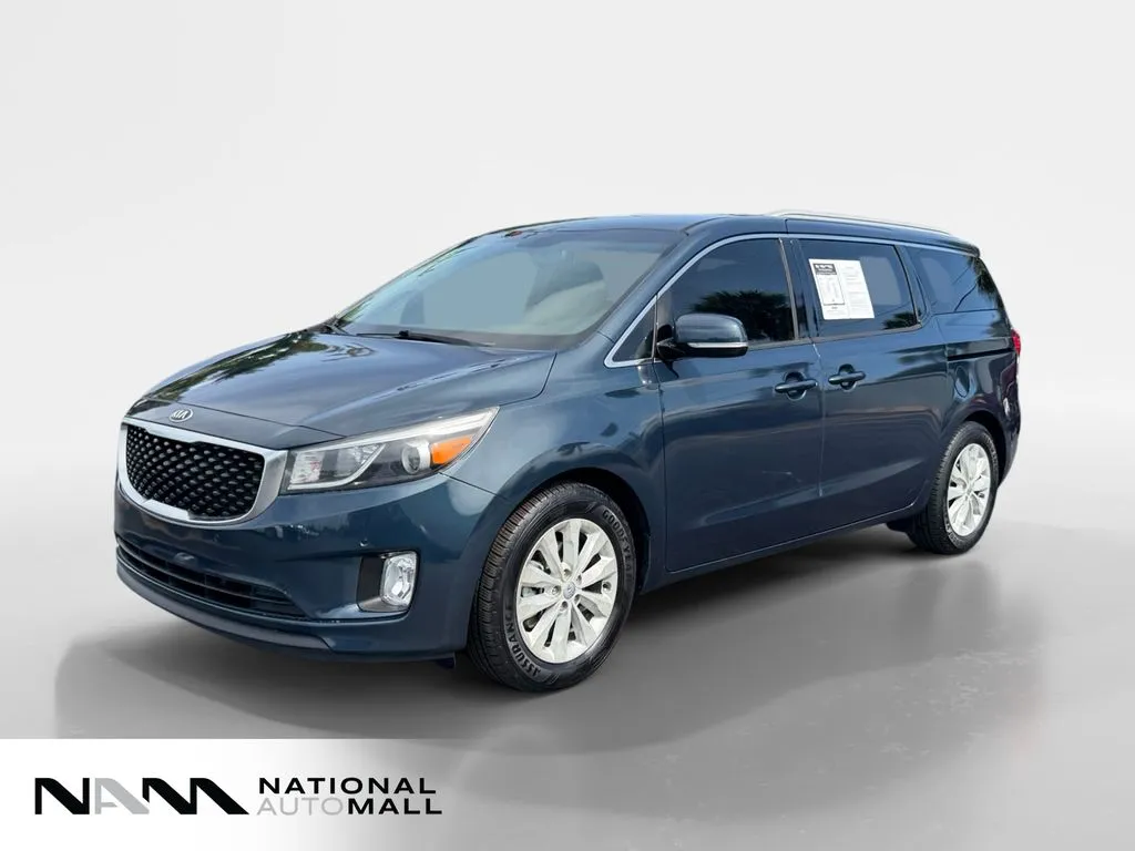 Blue 2017 Kia Sedona EX for sale in Merritt Island, FL