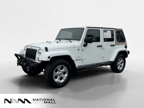 White 2014 Jeep Wrangler Unlimited Sahara for sale in Merritt Island, FL