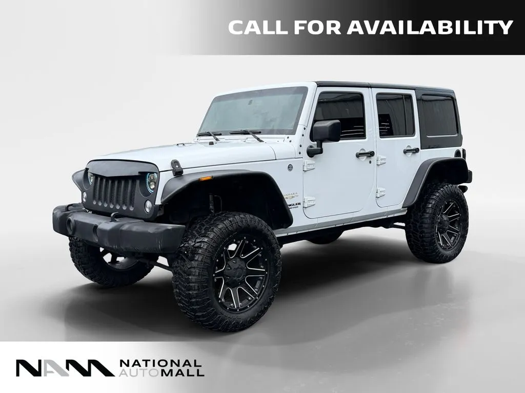 White 2015 Jeep Wrangler Unlimited Sahara for sale in Merritt Island, FL