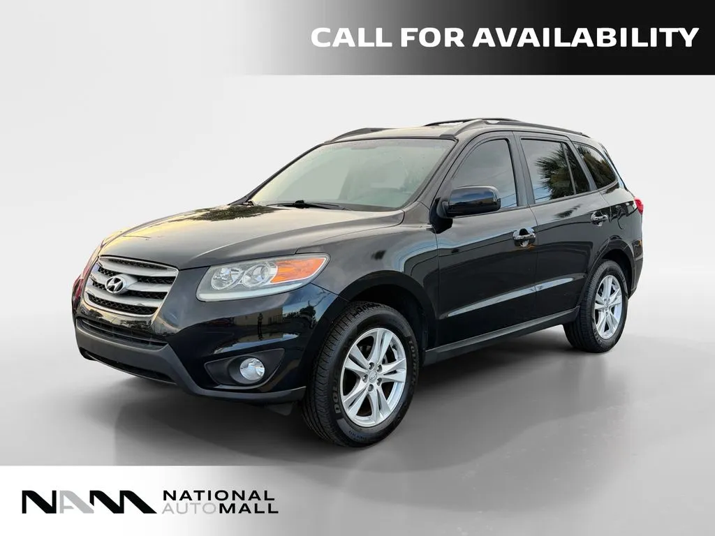 Black 2012 Hyundai Santa Fe SE for sale in Merritt Island, FL