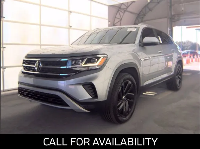 Silver 2022 Volkswagen Atlas Cross Sport 3.6L V6 SE w/Technology for sale in Merritt Island, FL