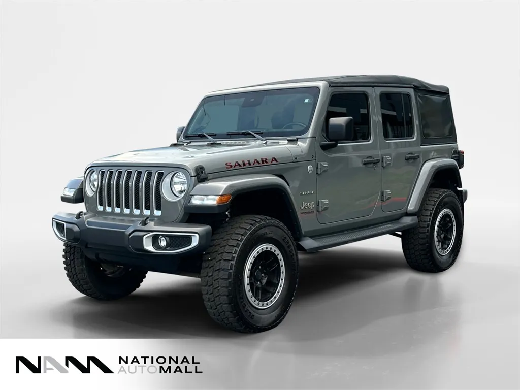 Gray 2019 Jeep Wrangler Unlimited Sahara for sale in Merritt Island, FL