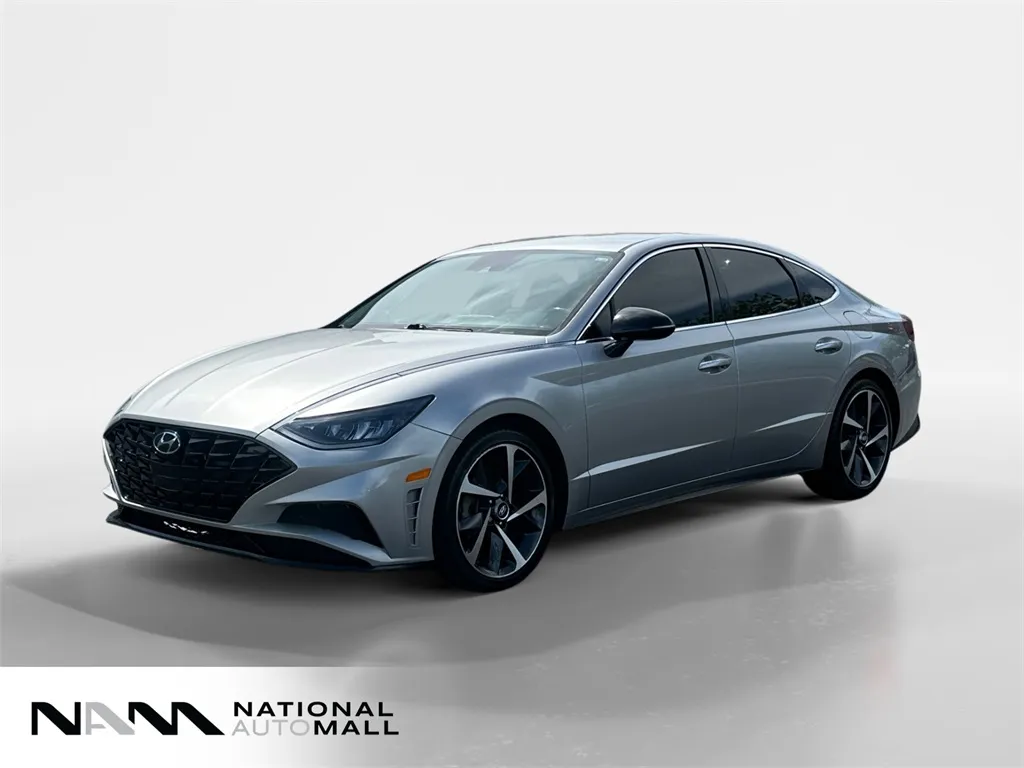 Silver 2021 Hyundai Sonata SEL Plus for sale in Merritt Island, FL