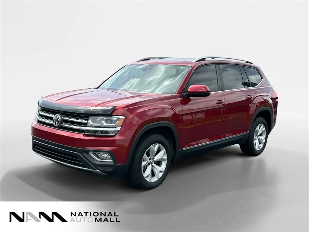 Red 2018 Volkswagen Atlas SEL for sale in Merritt Island, FL