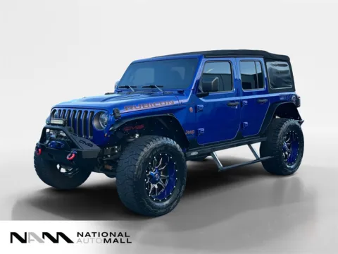 Blue 2018 Jeep Wrangler Unlimited Rubicon for sale in Merritt Island, FL