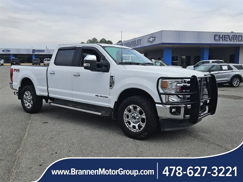 White 2022 Ford Super Duty F-250 SRW LARIAT for sale in Unadilla, GA