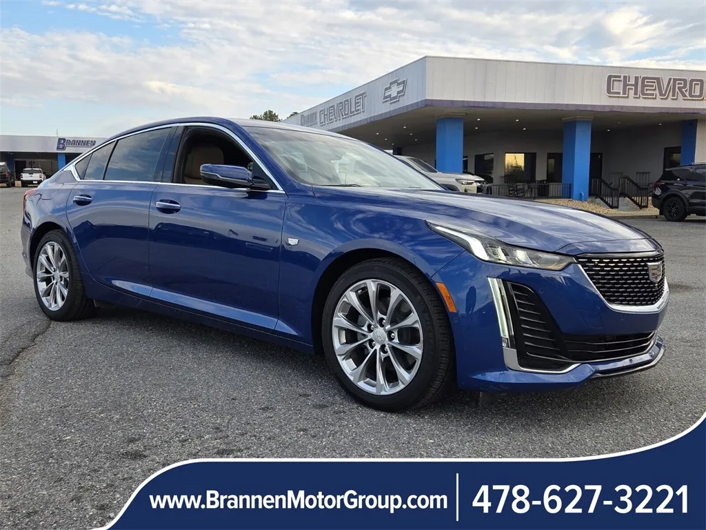 Blue 2023 Cadillac CT5 Premium Luxury for sale in Unadilla, GA