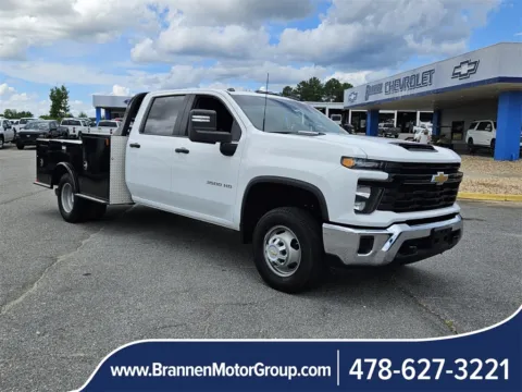 White 2024 Chevrolet Silverado 3500HD CC Work Truck for sale in Unadilla, GA