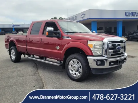 Red 2015 Ford Super Duty F-350 SRW Lariat for sale in Unadilla, GA