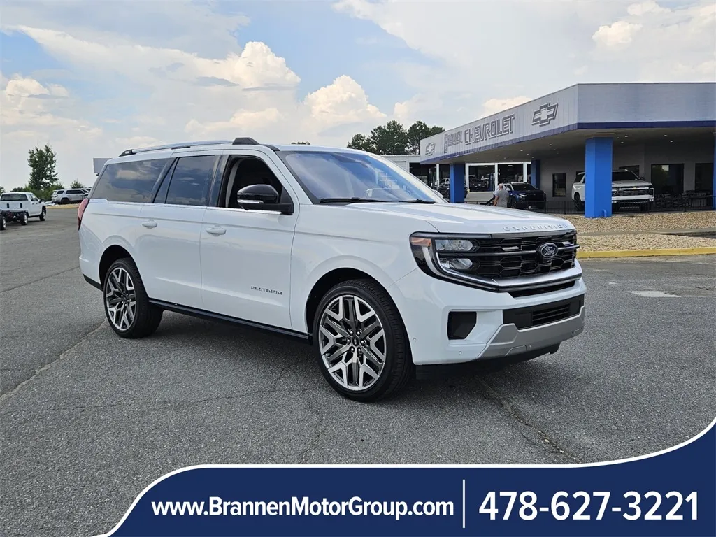 White 2025 Ford Expedition Max Platinum for sale in Unadilla, GA