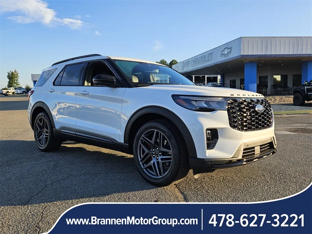 White 2025 Ford Explorer ST for sale in Unadilla, GA