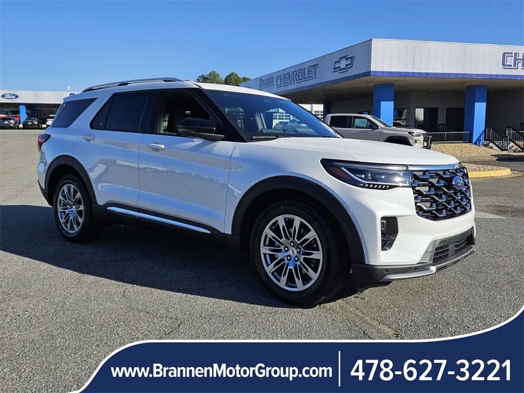 White 2026 Ford Explorer Platinum for sale in Unadilla, GA