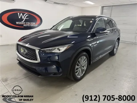 Blue 2024 INFINITI QX50 LUXE for sale in Baxley, GA