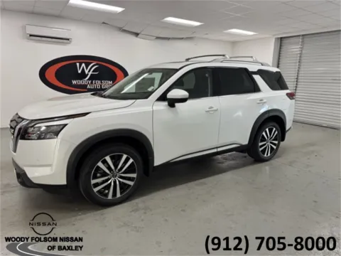 White 2025 Nissan Pathfinder Platinum for sale in Baxley, GA