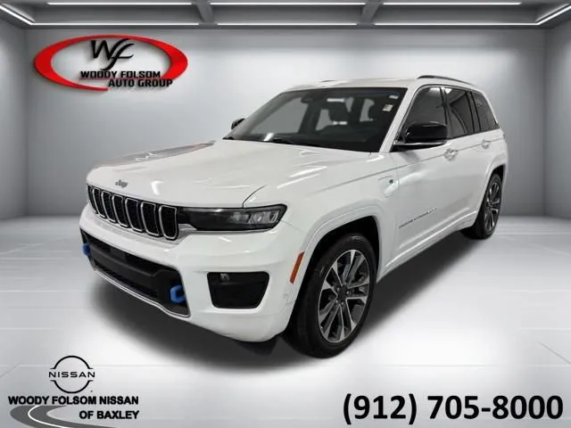 White 2022 Jeep Grand Cherokee 4xe Overland for sale in Baxley, GA