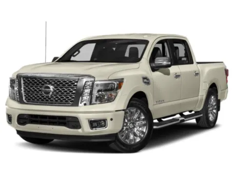Red 2018 Nissan Titan Platinum Reserve for sale in Baxley, GA