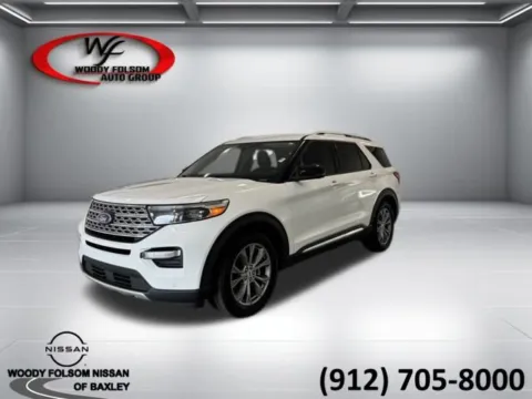 White 2022 Ford Explorer Limited for sale in Baxley, GA