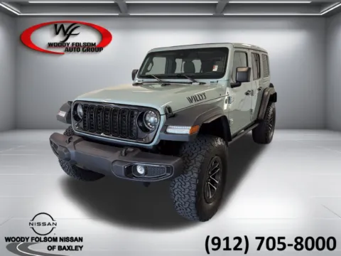 Blue 2024 Jeep Wrangler Willys for sale in Baxley, GA