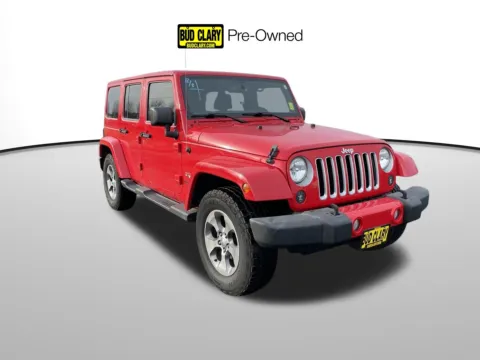 Red 2016 Jeep Wrangler Unlimited Sahara for sale in Union Gap, WA