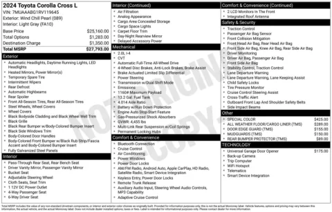 More photos of 2024 Toyota Corolla Cross L at Toyota of Yakima, WA