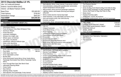 Photos of 2015 Chevrolet Malibu LS for sale in Union Gap, WA at Toyota of Yakima