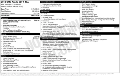 Photos of 2018 GMC Acadia SLT-1 for sale in Union Gap, WA at Toyota of Yakima