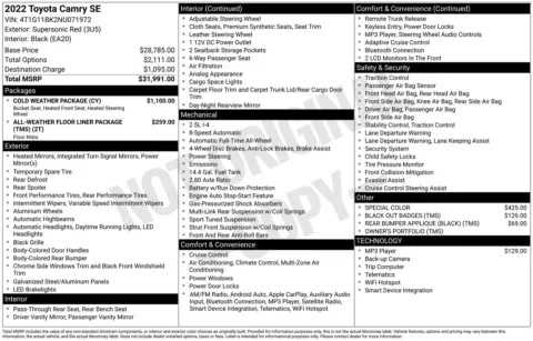 Photos of 2022 Toyota Camry SE for sale in Union Gap, WA at Bud Clary Toyota of Yakima