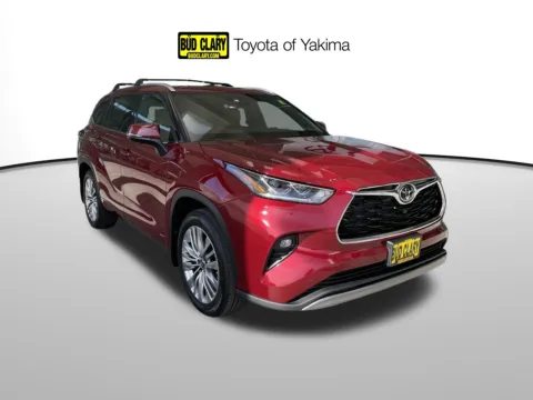 Red 2026 Toyota Highlander Hybrid Platinum for sale in Union Gap, WA