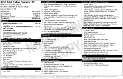 Photos of 2015 Buick Enclave Premium Group for sale in Union Gap, WA at Bud Clary Toyota of Yakima