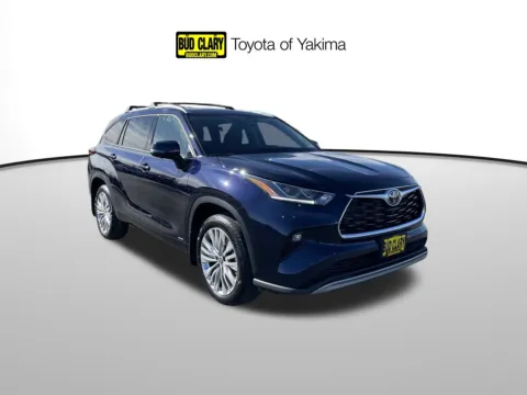 Blue 2026 Toyota Highlander Hybrid Platinum for sale in Union Gap, WA
