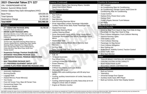 Photos of 2021 Chevrolet Tahoe Z71 for sale in Union Gap, WA at Bud Clary Toyota of Yakima