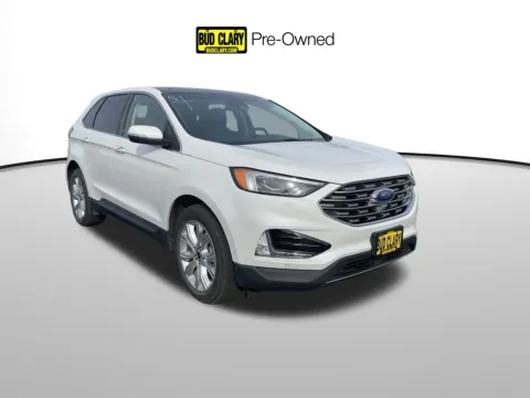 White 2020 Ford Edge Titanium for sale in Union Gap, WA