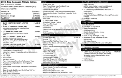 Photos of 2019 Jeep Compass Altitude for sale in Union Gap, WA at Bud Clary Toyota of Yakima