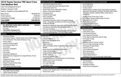 Another view of 2018 Toyota Tacoma TRD Sport for sale in Union Gap, WA at Bud Clary Toyota of Yakima