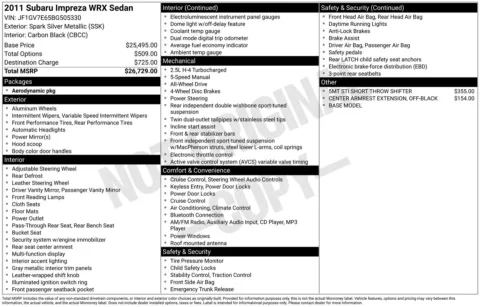 Photos of 2011 Subaru Impreza WRX for sale in Union Gap, WA at Bud Clary Toyota of Yakima